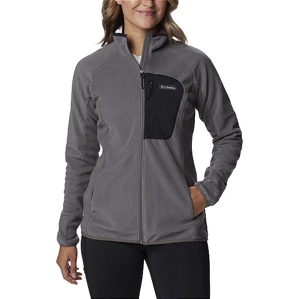 Jaqueta Columbia Outdoor Tracks Cinza Feminino