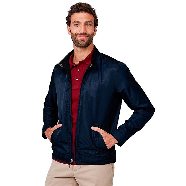 Jaqueta Dudalina Dual Texture OU24 Marinho Masculino