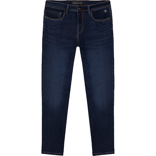 Calça Jeans Dudalina Classic Concept Ou24 Azul Masculino