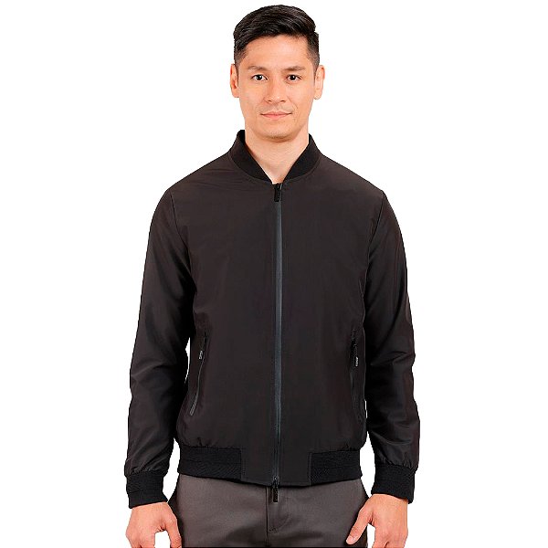 Jaqueta Aramis Bomber Liquid Repeller In24 Preto Masculino