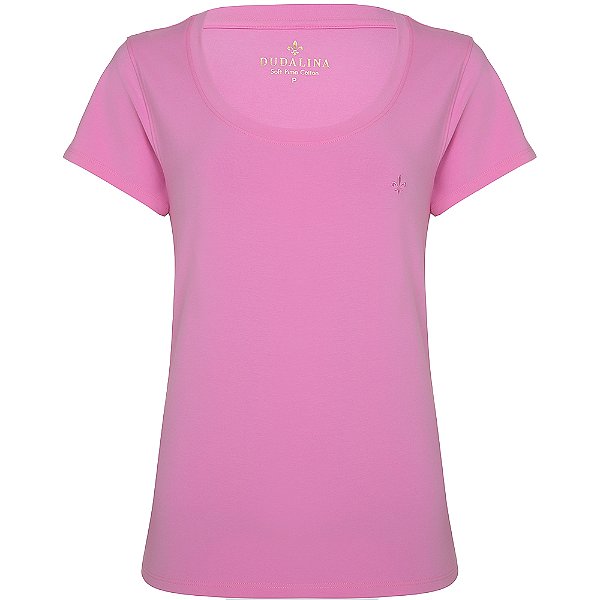Blusa Dudalina Soft Pima Ou24 Rosa Claro Feminino