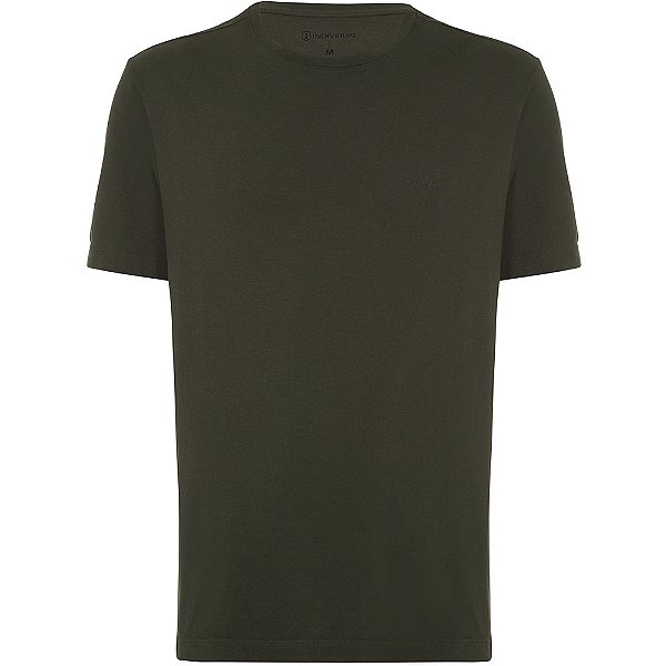 Camiseta Individual Basic Ou24 Verde Masculino