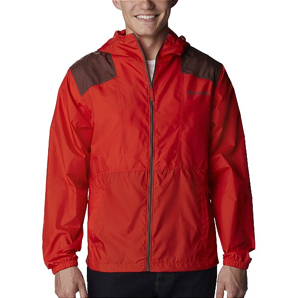 Jaqueta Columbia Flashback Windbreaker Vermelho Masculino