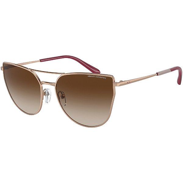 Óculos de Sol Armani Exchange 2045S 612013 Dourado Feminino