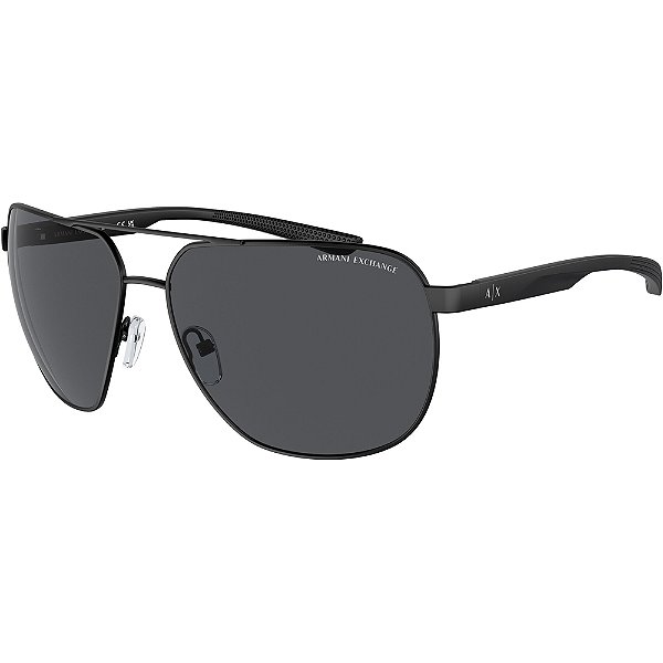Óculos de Sol Armani Exchange 2047S 600087 Preto Masculino