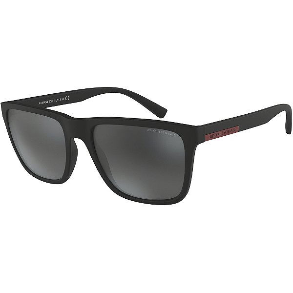 Óculos de Sol Armani Exchange 4080SL 80786G Preto Masculino