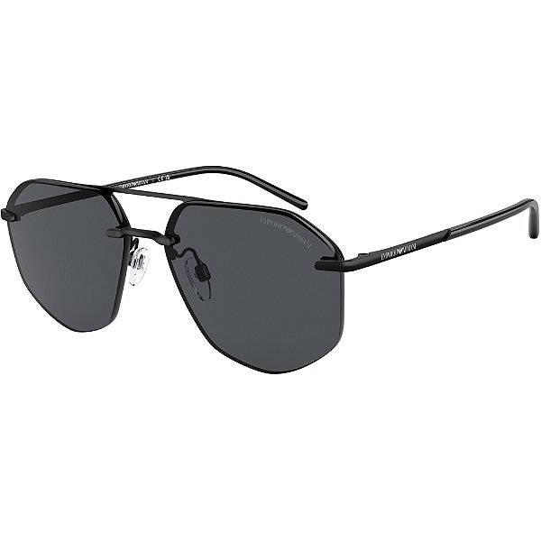 Óculos de Sol Emporio Armani 2132 300187 Preto Masculino