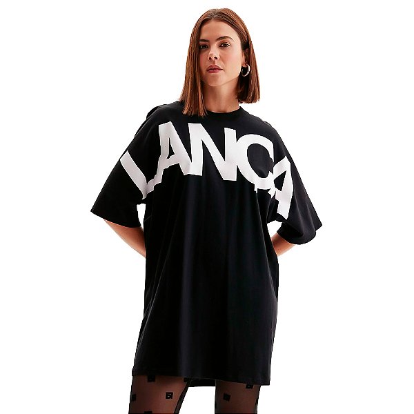 Vestido Curto Easy Lança Perfume Ou24 Preto Feminino
