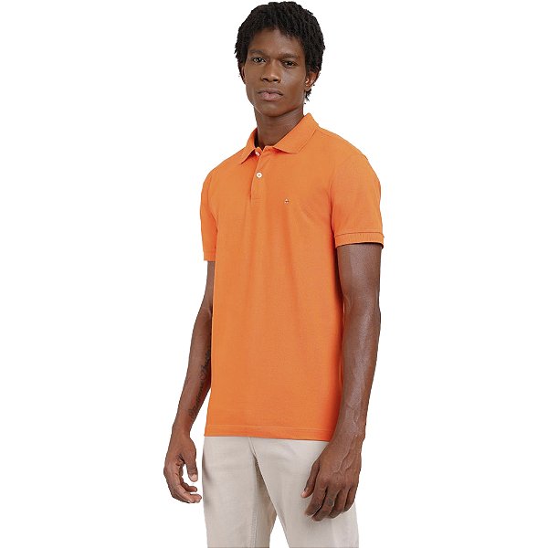 Camisa Polo Aramis Piquet Basic In24 Laranja Masculino