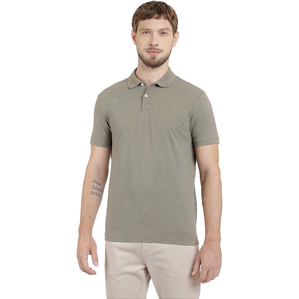 Camisa Polo Aramis Piquet Basic In24 Verde Militar Masculino