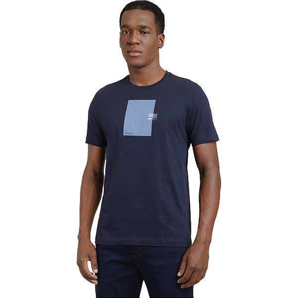 Camiseta Aramis Move Frame In24 Marinho Masculino