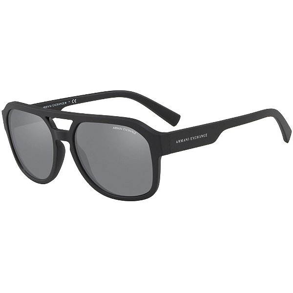 Óculos de Sol Armani Exchange 4074S 80786G Preto Masculino