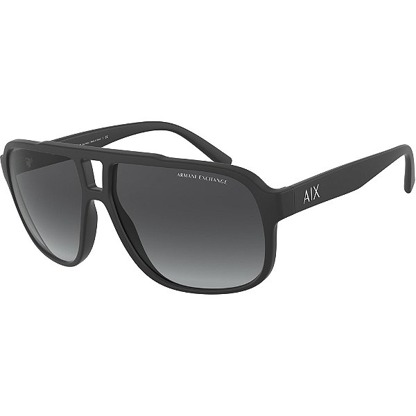 Óculos de Sol Armani Exchange 4104S 80788G Preto Masculino