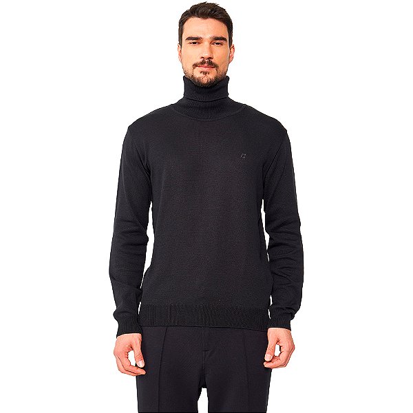 Suéter Colcci Tricô Slim Ou24 Preto Masculino