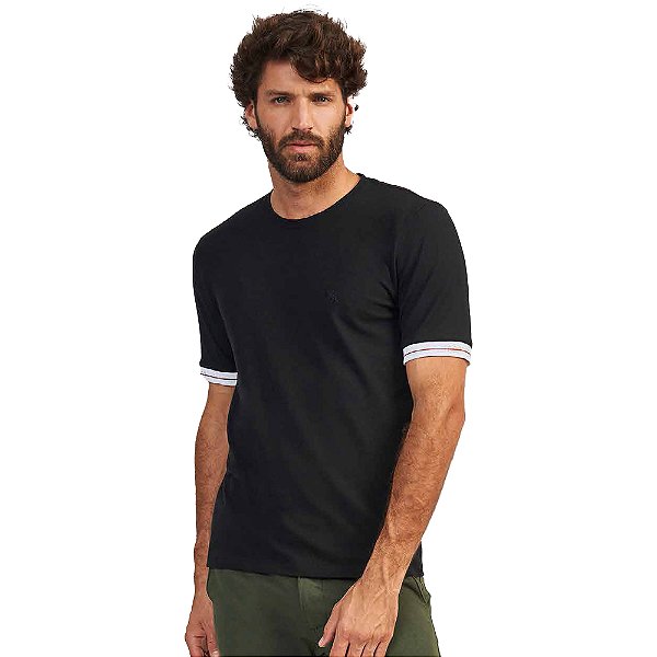 Camiseta Acostamento Faixa Ou24 Preto Masculino