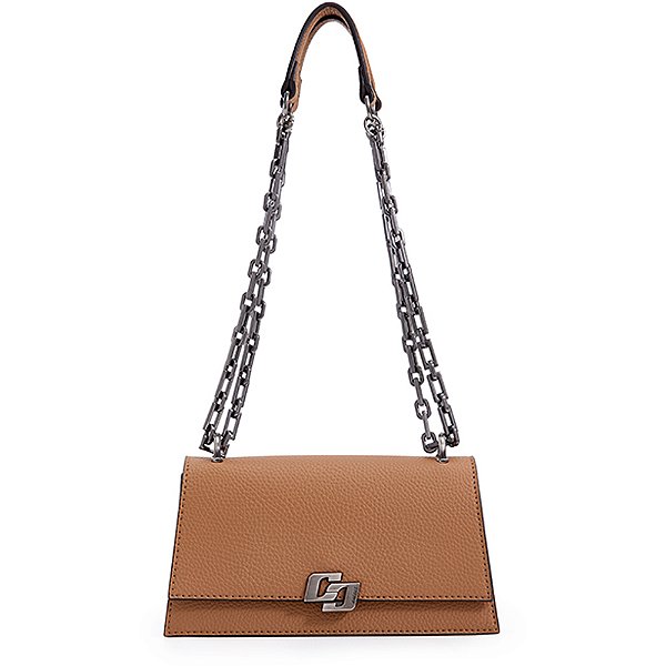 Bolsa Crossbody Colcci Iconic Chain In24 Marrom Feminino