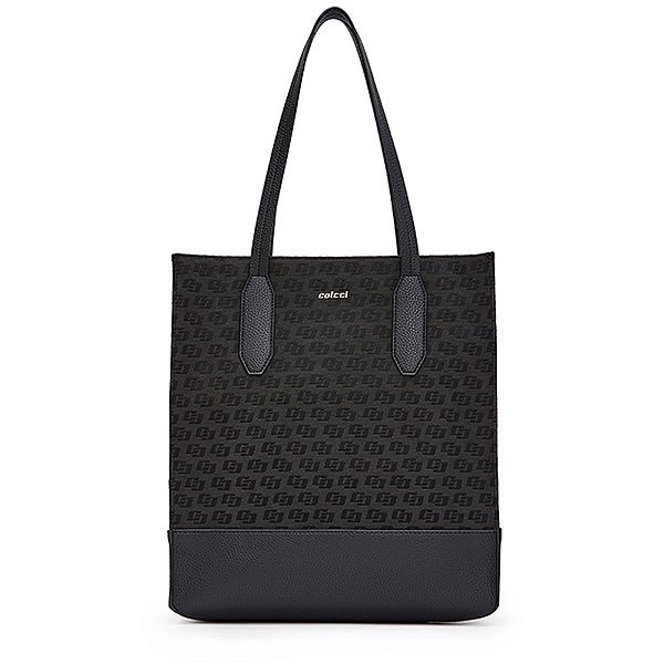 Bolsa Shopping Colcci Jacquard In24 Preto Feminino