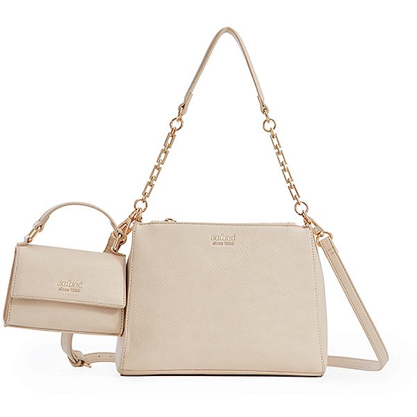 Bolsa Tote Colcci Dual In24 Off White Feminino