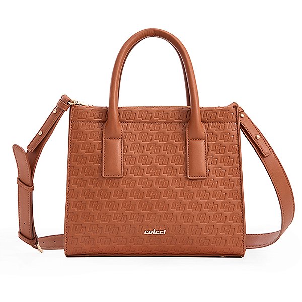 Bolsa Tote Colcci Relevo In24 Marrom Feminino