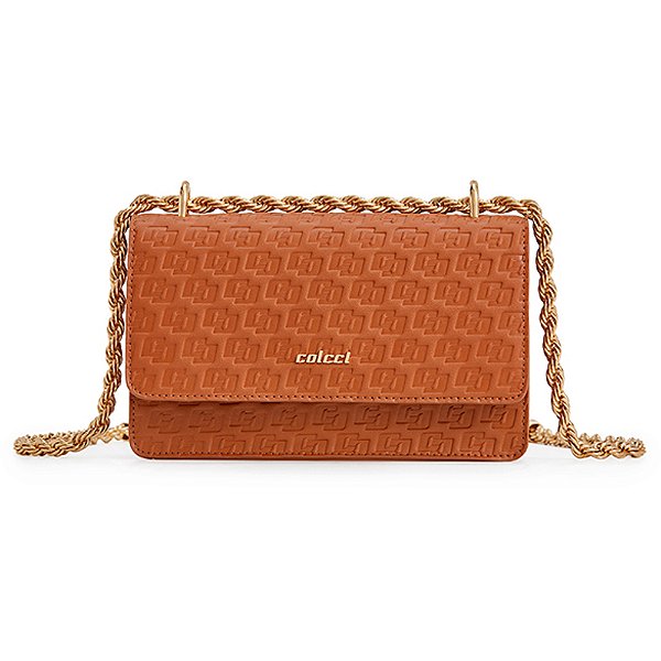 Bolsa Crossbody Colcci Relevo In24 Marrom Feminino