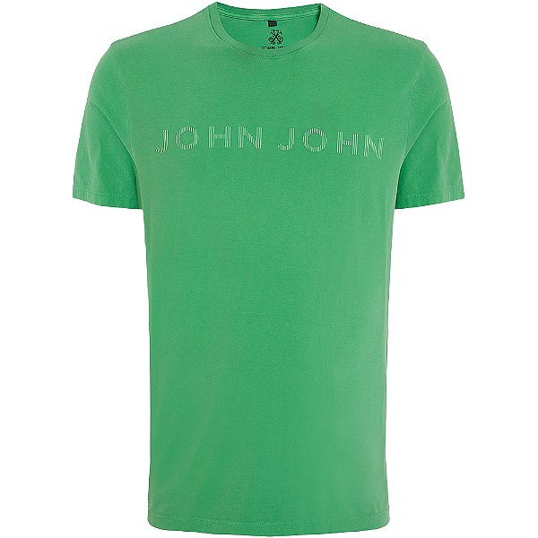 Camiseta John John Regular Bernard In24 Verde Masculino