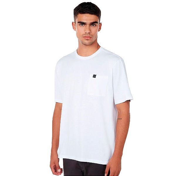 Camiseta John John Pocket In24 Branco Masculino