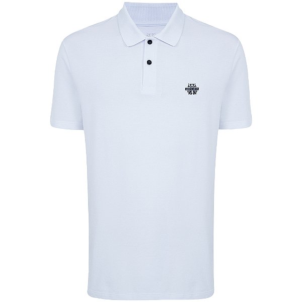 Camisa Polo John John Regular In24 Branco Masculino