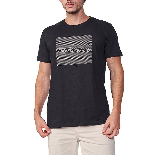 Camiseta Colcci Slim In24 Preto Masculino