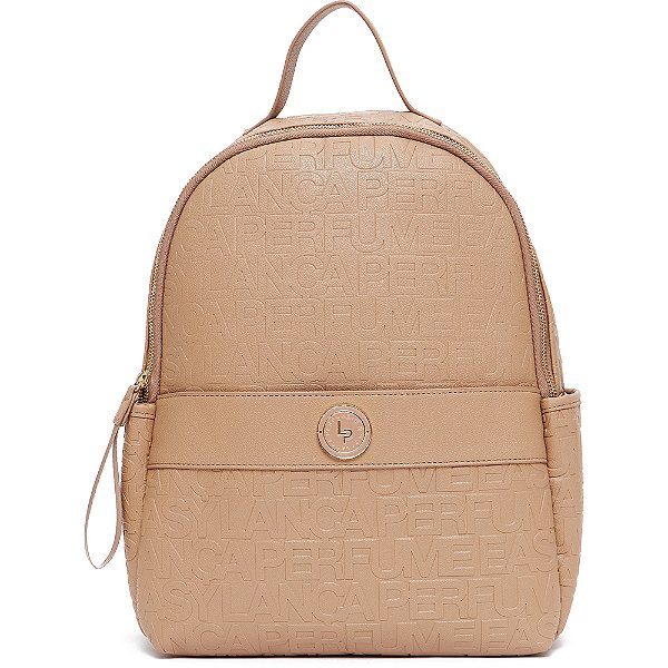 Mochila Easy Lança Perfume Monograma 16L In24 Bege Feminino