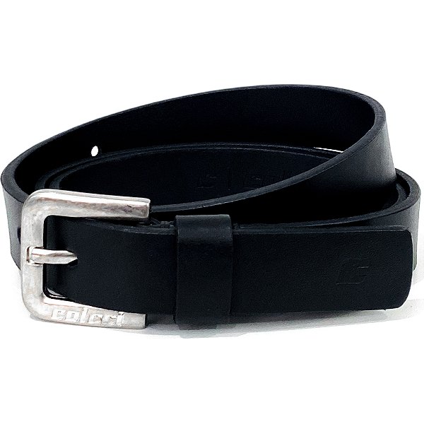Cinto de Couro Colcci Thin In24 Preto Masculino