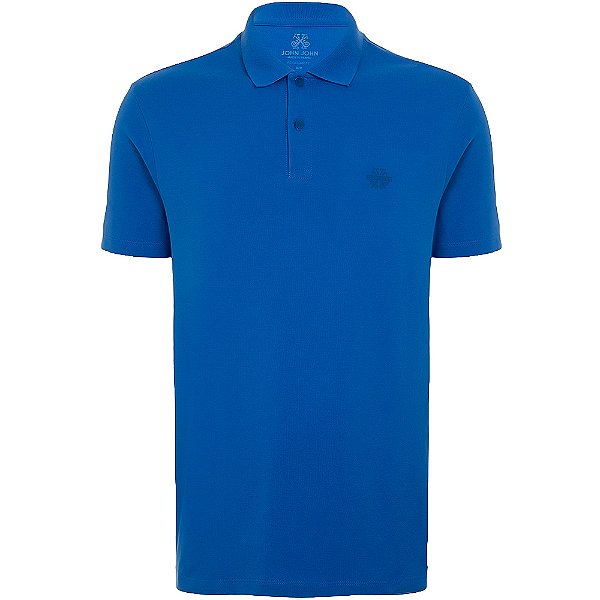 Camisa Polo John John Regular Transfer In24 Azul Masculino
