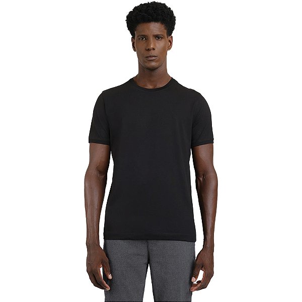 Camiseta Aramis Jersey Pima In24 Preto Masculino