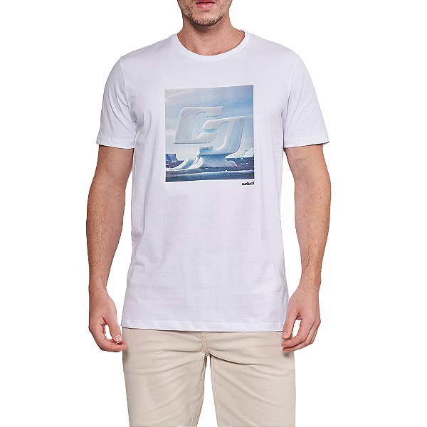 Camiseta Colcci Iceberg Slim In24 Branco Masculino