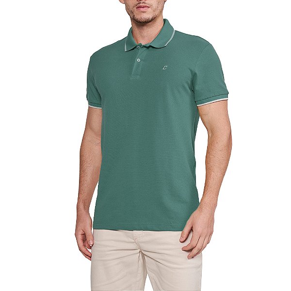Camisa Polo Colcci Line In24 Verde Masculino