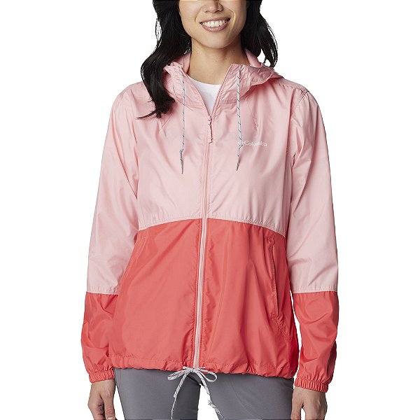 Jaqueta Columbia Flash Forward Windbreaker Rosa Feminino