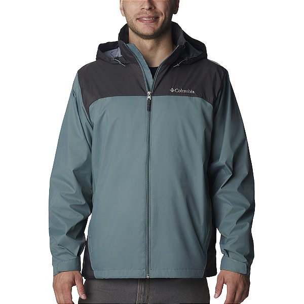 Jaqueta Columbia Glennaker Lake Rain Verde Agua Masculino