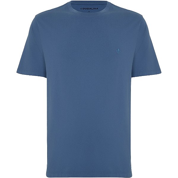 Camiseta Dudalina Essentials Ou24 Azul Masculino