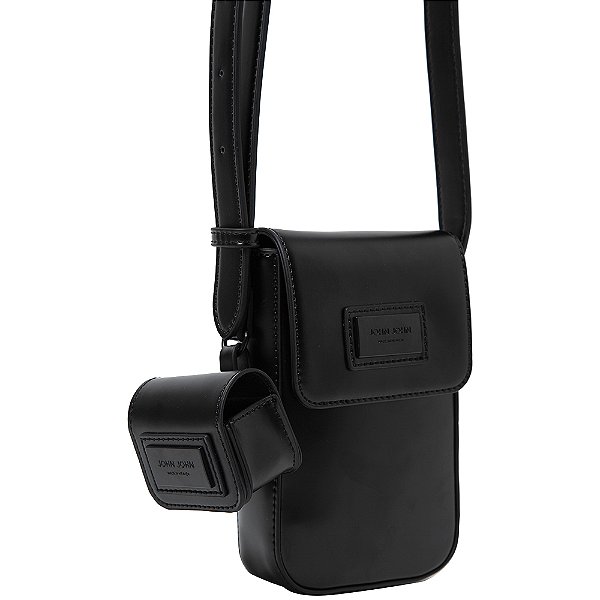 Bolsa Crossbody John John Pete In24 Preto Masculino