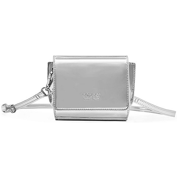 Bolsa Crossbody Colcci Mini Metal VE24 Prata Feminino