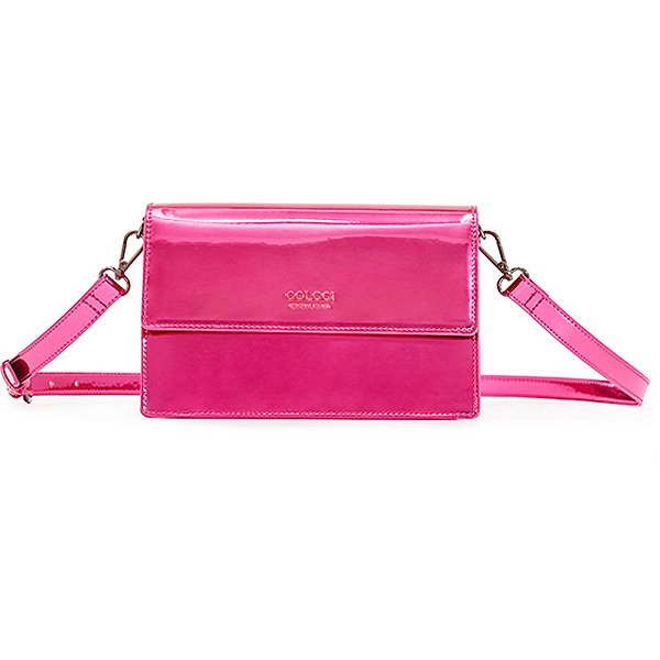 Bolsa Crossbody Colcci Metalizada VE24 Rosa Feminino