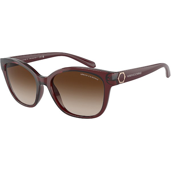 Óculos de Sol Armani Exchange 4127S 824113 Vermelho Feminino