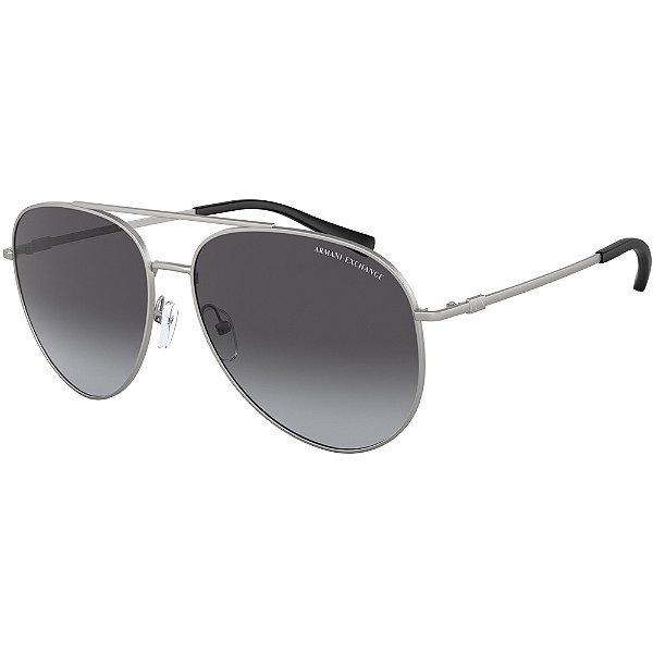 Óculos de Sol Armani Exchange 2043S 60178G Cinza Masculino