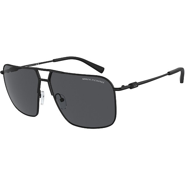 Óculos de Sol Armani Exchange 2050S 600087 Preto Masculino