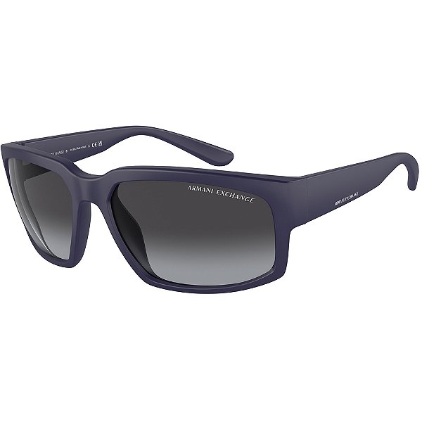 Óculos de Sol Armani Exchange 4142SU 81978G Azul Masculino