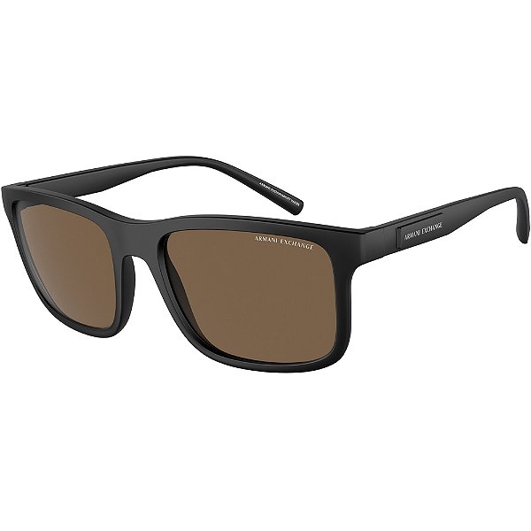 Óculos de Sol Armani Exchange 4145S 807873 Preto Masculino
