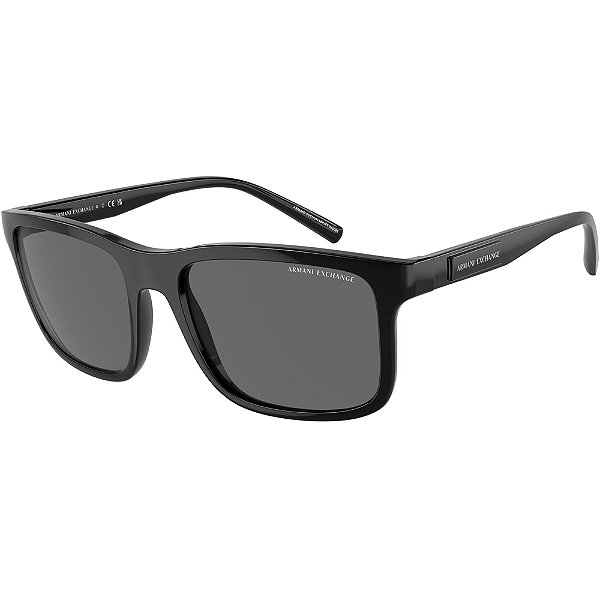 Óculos de Sol Armani Exchange 4145S 815887 Preto Masculino