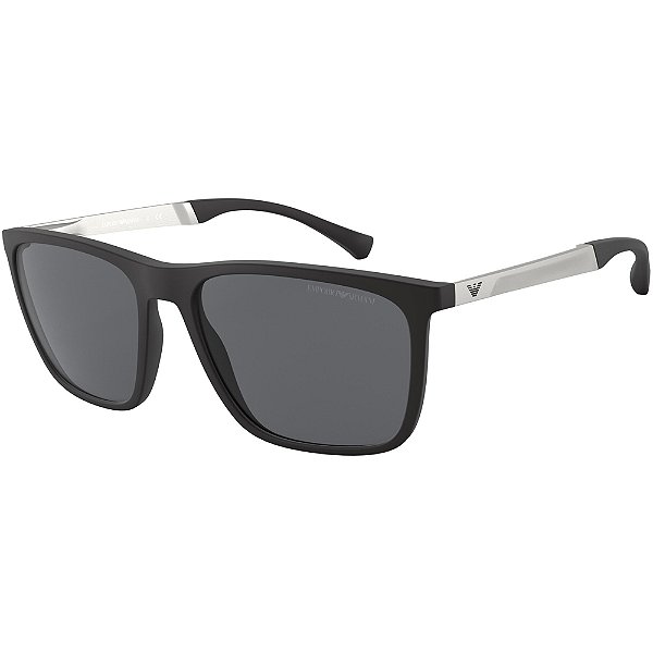 Óculos de Sol Emporio Armani 4150 506387 Preto Masculino