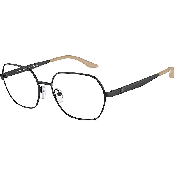 Armação Armani Exchange 1062 6000 Preto Masculino