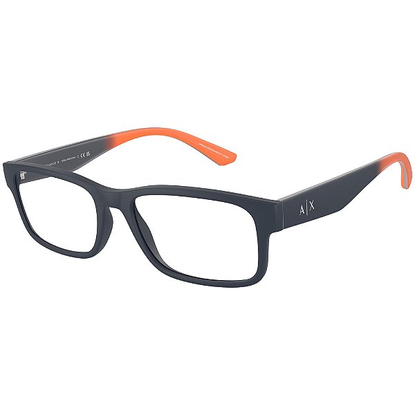 Armação Armani Exchange 3106 8181 Azul Masculino