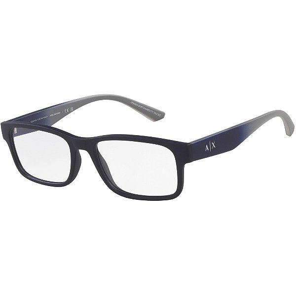 Armação Armani Exchange 3106 8273 Azul Masculino